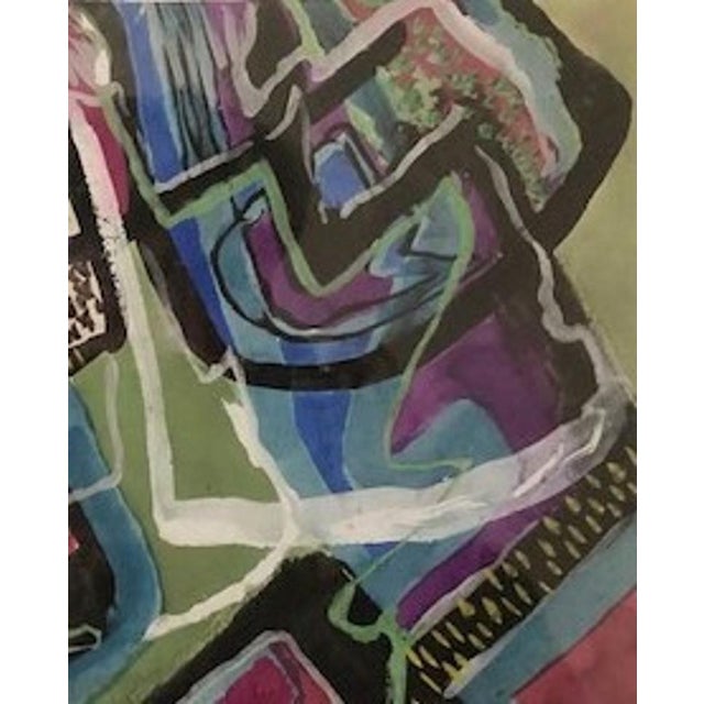 Rolph Scarlett Rolph Scarlett, Modernist Abstract Composition, Guache on Paper, Ca. 1950’s For Sale - Image 4 of 7