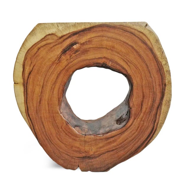 2020s Organic Monkey Pod Side Table For Sale - Image 5 of 7