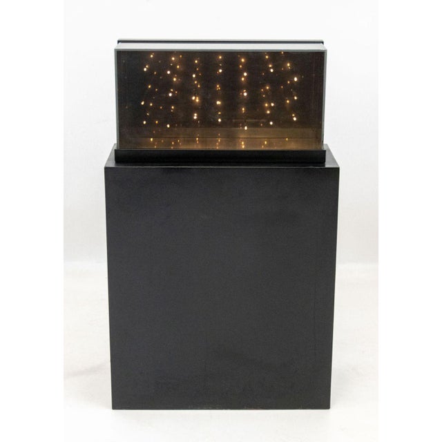 Stanley Landsman (American, 1930-1984) "Starry Night" [Infinity Lit Cabinet] Electrified Light Box Sculpture, composed of...