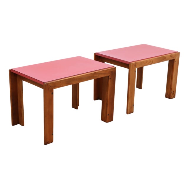 Model 778 Coffee Tables by Afra and Tobia Scarpa for Cassina, 1970s, Set of 2 For Sale