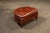 Vintage Tufted Leather Chesterfield Armchair and Ottoman by Hickory Chair For Sale - Image 9 of 15