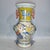 Mid 20th Century Yellow Ground Porcelain Vase With Figural Narrative and Scroll Handles For Sale - Image 4 of 9
