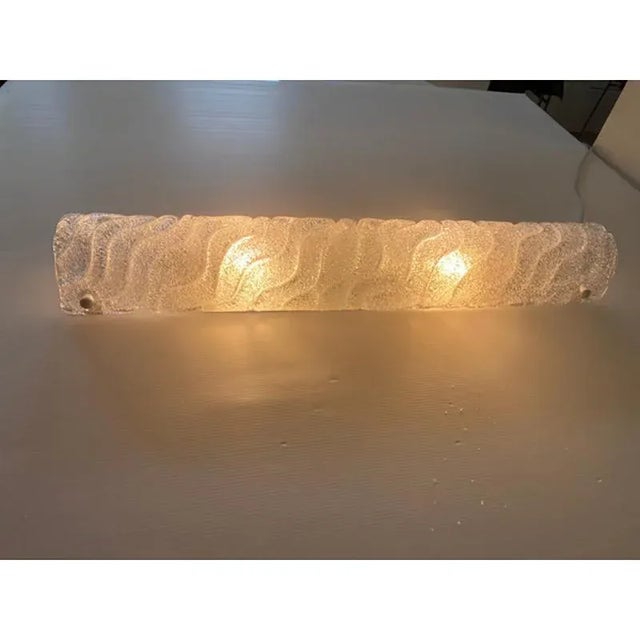 Clear Graniglia Murano Glass Wall Sconce by Simoeng For Sale - Image 4 of 7