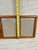 Mid 20th Century Solid Teak Wood Wall Hanging Picture Frames - Set of 3 For Sale In Seattle - Image 6 of 6