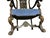 Baroque Antique Baroque Heavily Carved Walnut Hacienda Chair - 19th Century - 29" X 24" X 48" For Sale - Image 3 of 7