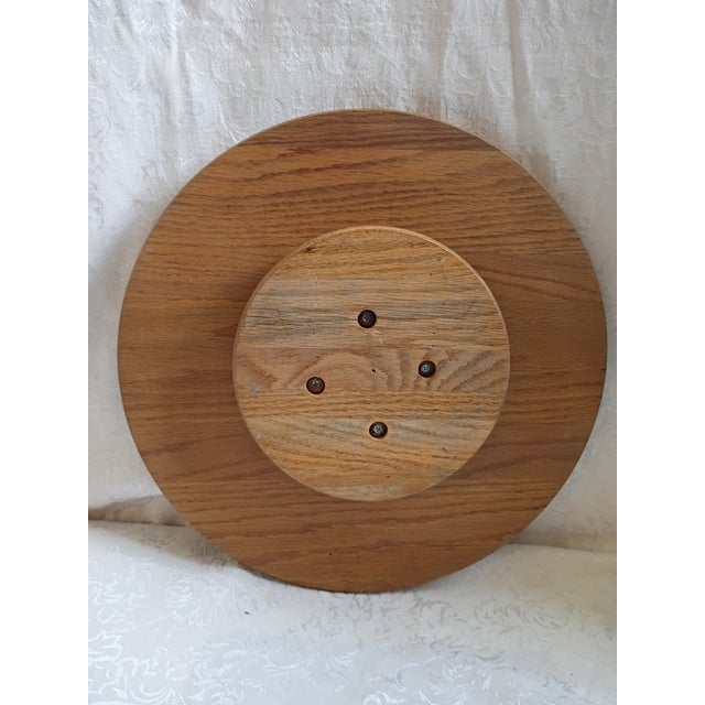 Add a touch of refined mid-century sportsman style to your dining table or bar cart with this vintage 14-inch rotating...