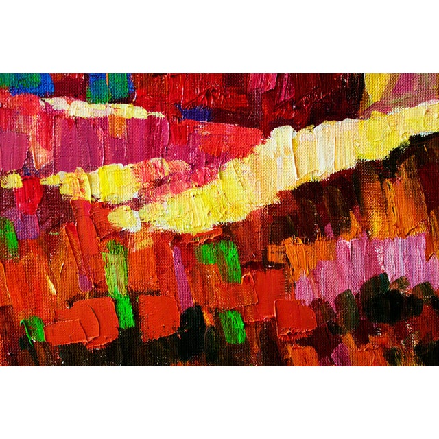 Artist Andrei Sitsko "A Big River" Modern Original Painting For Sale - Image 6 of 14