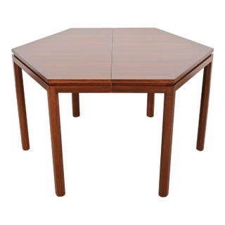 Edward Wormley for Dunbar Mid-Century Modern Rosewood Dining Table, Newly Refinished For Sale