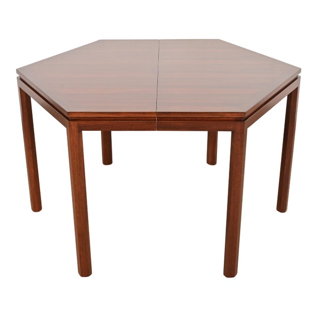 Edward Wormley for Dunbar Mid-Century Modern Rosewood Dining Table, Newly Refinished For Sale