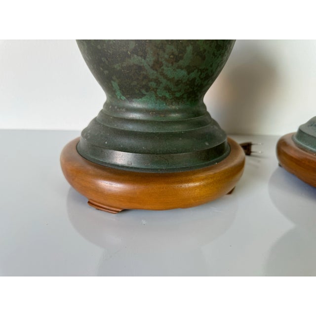 James Mont Style Brass Chinoiserie Table Lamps - A Pair/Sold For Sale In Miami - Image 6 of 12