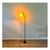 Mid-Century Modern Mid-Century Floor Lamp in Black Metal and Brass with Yellow Shade, Sweden, 1950s For Sale - Image 3 of 11