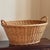 Vintage French Style Wicker Laundry Basket For Sale - Image 10 of 16