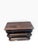 Black Restored 19th-Century American Empire Revival 3-Drawer Chest in Carbon Black & Walnut For Sale - Image 8 of 12