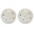 Add a soft, elegant touch to your home décor with this White Floral Embossed Ceramic Orb set. Featuring delicate raised...