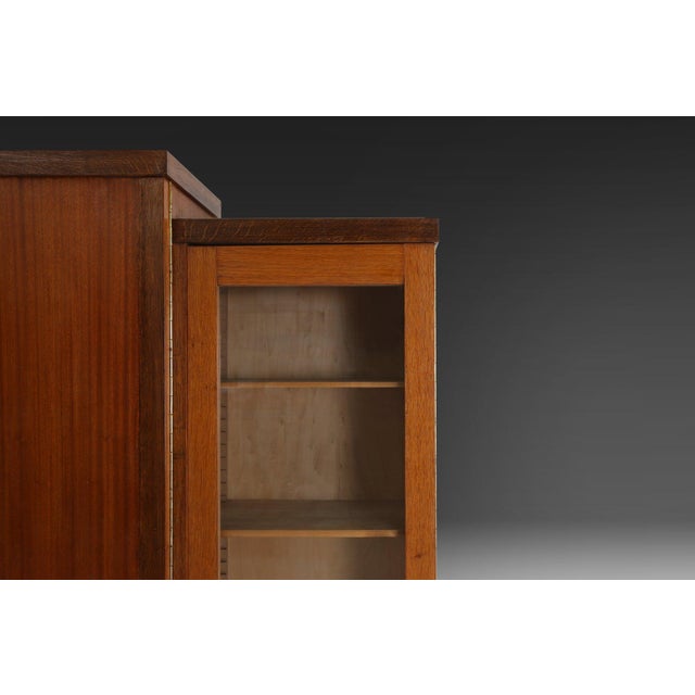 A rare and architecturally poised example of Belgian Art Deco, this cabinet—attributed to Joseph De Bruycker and dating to...