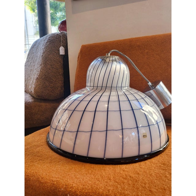 Murano Glass Pendant Light from Fratelli Tosi, 1980s For Sale - Image 3 of 8