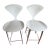 Pair of Authentic Cherner Chair Company White Counter Stools — Sold as-Is For Sale