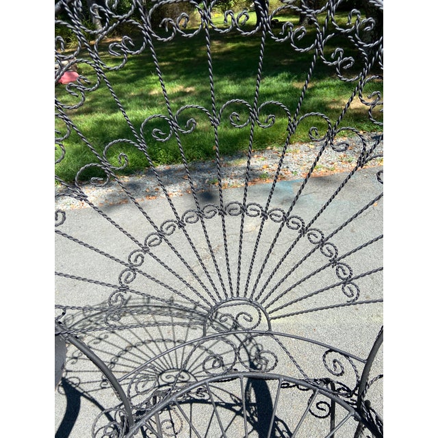 Salterini Style Wrought Iron Peacock Chair Chairish