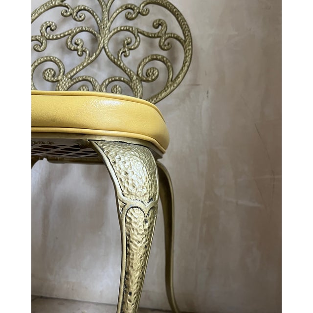 Thinline Dining Set: Cast Aluminum Table & 6 Chairs, 1960s Usa For Sale - Image 9 of 13