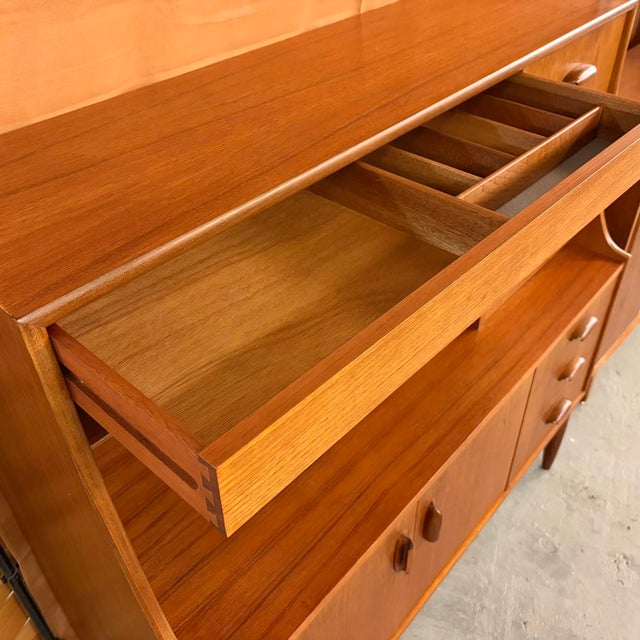 G-Plan Brasilia Compact Teak Tall Sideboard For Sale - Image 13 of 14