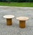 Wood Pair of 1980s Vintage Italian Marble & Burl Side Tables Made for Gucci Chicago Flagship Store For Sale - Image 7 of 9