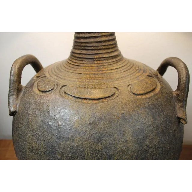 Ceramic 1960s Two Handled Ceramic Table Lamp For Sale - Image 7 of 10