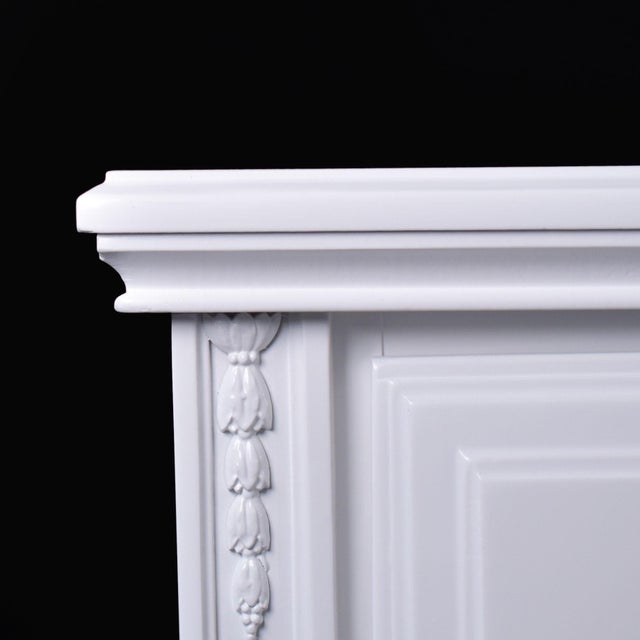 Faux Bamboo Greek Key Dresser For Sale - Image 4 of 6