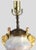 Pair Late 19th Century Antique French Porcelain Old Paris Hand Painted Gilded Scenic Dolphin Handle Lamps For Sale - Image 6 of 12