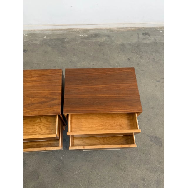 Mid 20th Century Nightstands by Kent Coffey - Pair For Sale - Image 10 of 15