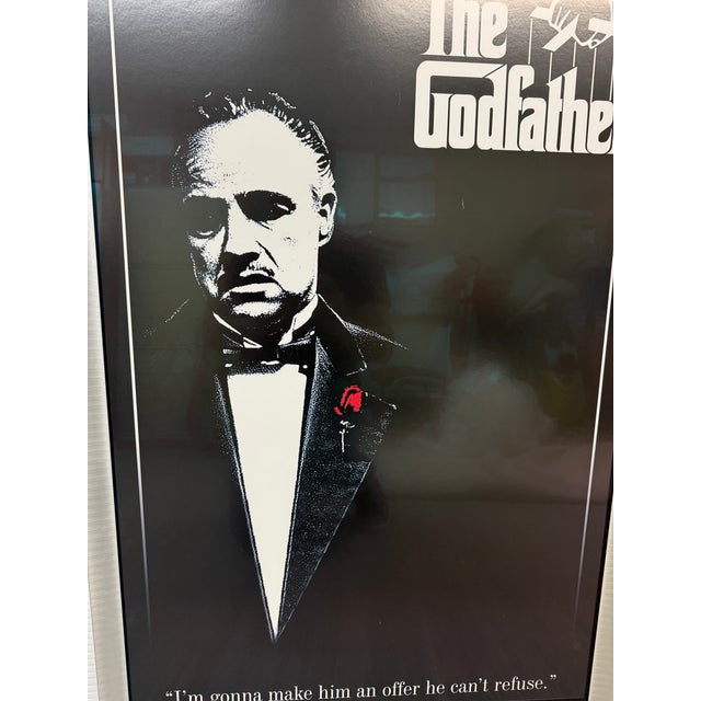 The Godfather Cinematic Movie Poster, Framed For Sale In San Francisco - Image 6 of 12