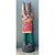 Rustic Vintage Monumental Carved Wood Native American Cigar Sculpture For Sale - Image 3 of 12
