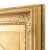 American rectangular Hudson River School style fluted cove molding assembled with period gilt oval spandrel fitted with...