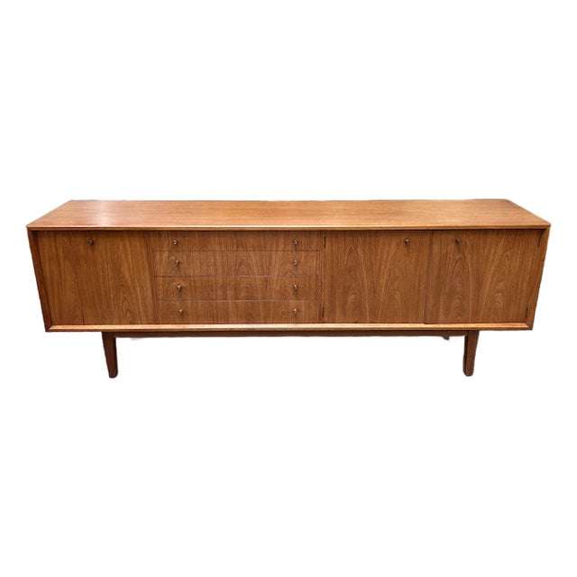 European Mid Century Modern Teak Credenza c.1960 For Sale