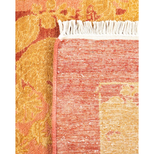 2000 - 2009 Mogul Hand-Knotted Area Rug - Pink, 4' 2" x 6' 1" For Sale - Image 5 of 8