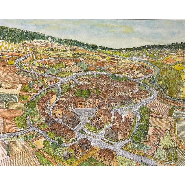 Rapidography & acrylic on paper This piece is attributed to the mentioned designer/maker. It has no attribution mark and...