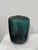 Glass Emerald Green Faceted Murano Glass Vase For Sale - Image 7 of 7