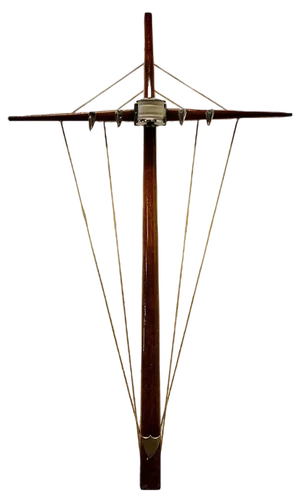 Wall Hat and Coat Rack with Nautical Theme, 1960s