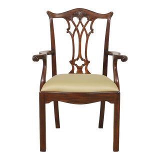 Maitland Smith Model 4137-187 Mahogany Armchair For Sale