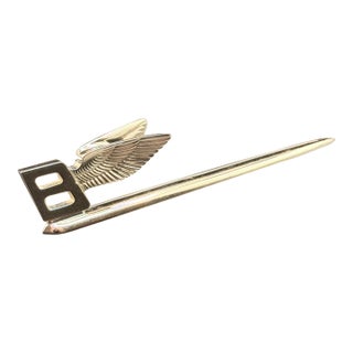 Vintage Bentley Double-Winged Chrome Letter Opener For Sale