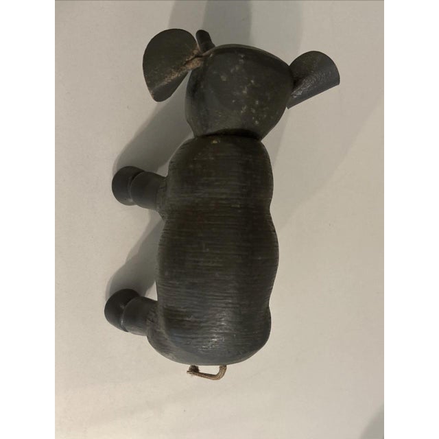 Antique Schoenhut 1903 Humpty Dumpty Circus Elephant & Box Top For Sale - Image 10 of 11