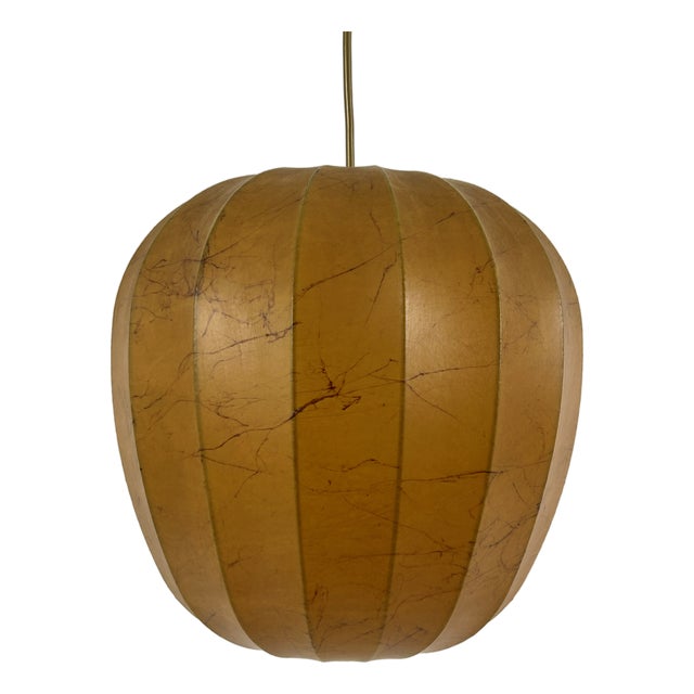 Mid-Century Modern Cocoon Pendant Lamp, Sweden, 1960s For Sale