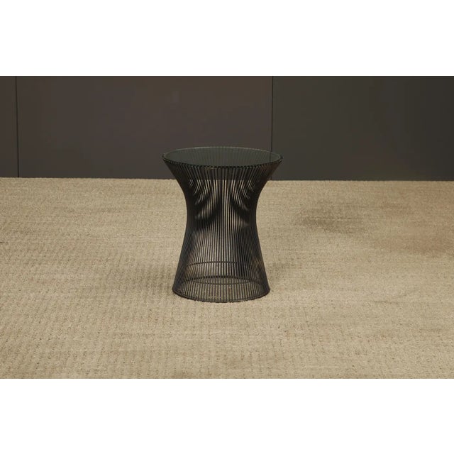 Warren Platner Warren Platner for Knoll International Wire Side Table, Circa 1970s For Sale - Image 4 of 15