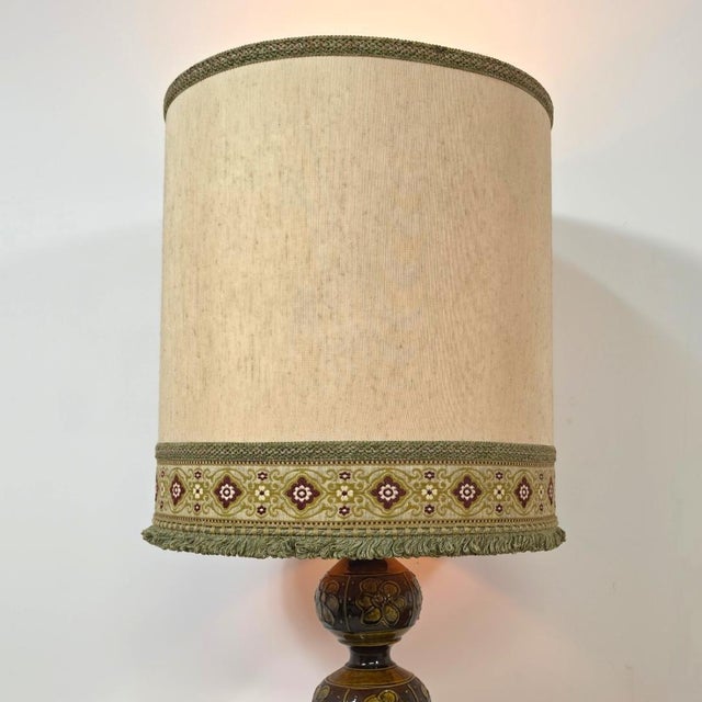 Mid-Century Ceramic Floral Bubble Lamp from Kaiser Idell / Kaiser Leuchten, 1970s, in Very Good conditions. Designed 1970...
