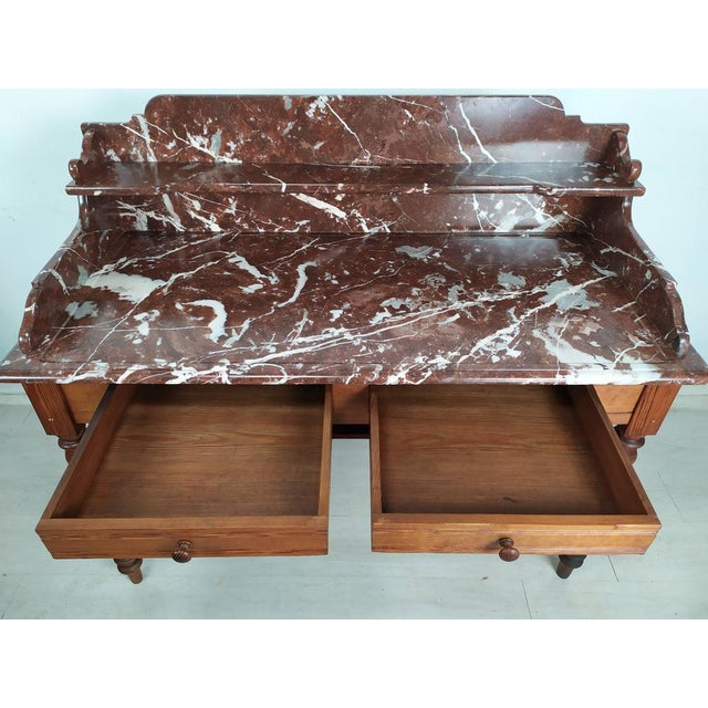 Vintage Marble Dressing Table For Sale - Image 14 of 18