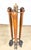 Mid Century Modern Walnut & Wrought Iron Fireplace Tool Set by Seymour For Sale In New York - Image 6 of 10