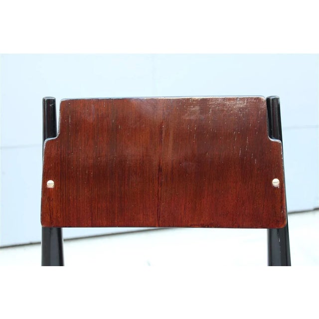 Wood Dining Table & Chairs Set, 1960s, Set of 7 For Sale - Image 7 of 18