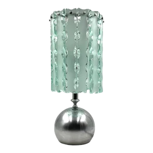 Max Ingrand, Molded Glass Table Lamp, Zero Quattro Per Fontana Arte, Italy Circa 1970