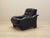 Italian Black Armchair, 1980s For Sale - Image 6 of 18