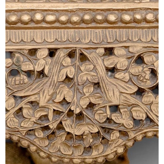 Wood Antique Anglo-Indian Carved Wood Elephant Table For Sale - Image 7 of 7