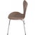 Seven Chairs in Patinated Brown Leather by Arne Jacobsen, 1990s, Set of 6 For Sale - Image 13 of 18